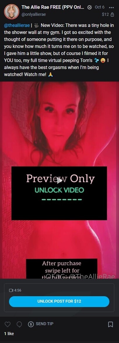 Allie Rae Nude Leaked Onlyfans Photo Allie Rae Nude Leaked Onlyfans Photo