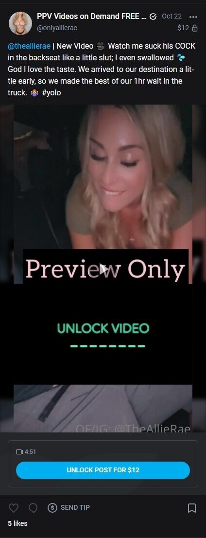 Allie Rae Nude Leaked Onlyfans Photo Allie Rae Nude Leaked Onlyfans Photo