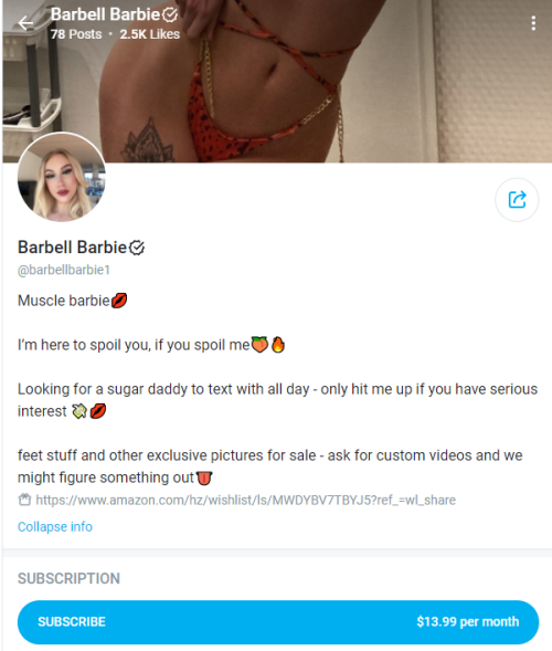 Barbell Barbie Nude Leaked Onlyfans Photo Barbell Barbie Nude Leaked Onlyfans Photo
