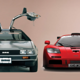 Best-classic-cars-Delorean-and-Maclaren-GTR